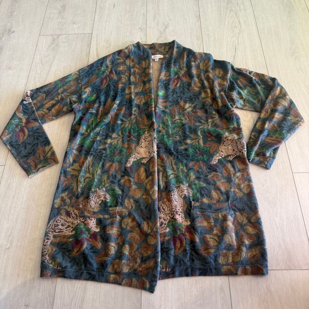 JOHNNY WAS Pantara Cardigan size L